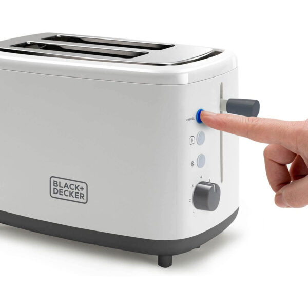 ⁦מצנם חשמלי עוצמתי לבן 820W פתח רחב⁩ – תמונה ⁦4⁩