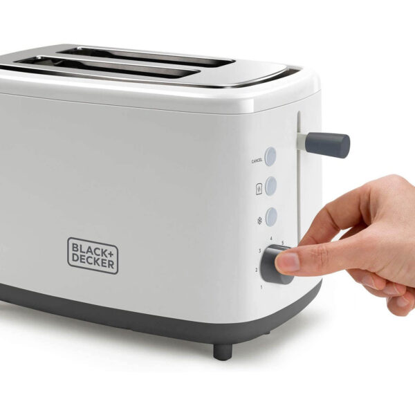 ⁦מצנם חשמלי עוצמתי לבן 820W פתח רחב⁩ – תמונה ⁦7⁩