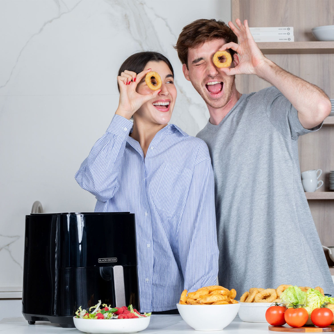 תנור דיגיטלי חכם בטכנולוגיית טיגון אוויר 1450W קיבולת 5 ליטרים – תמונה 5