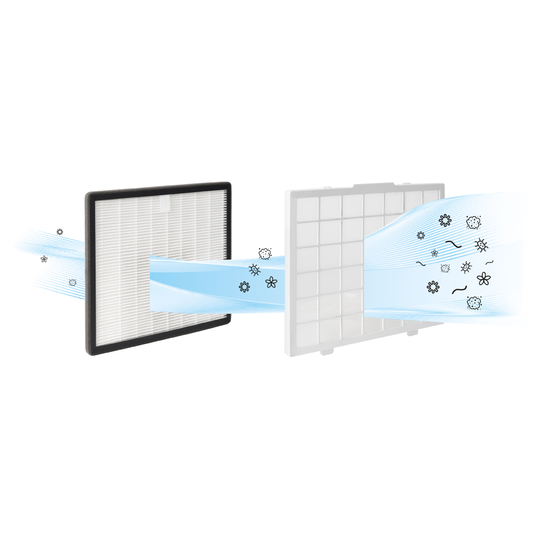 מייבש לחות ומטהר אוויר עם מסנן 4L HEPA13 מים דגם BXDH20E מבית BLACK&DECKER – תמונה 5