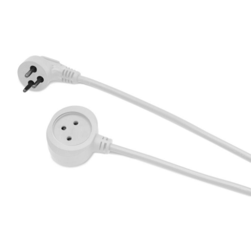 כבל מאריך 2 מטר בצבע לבן