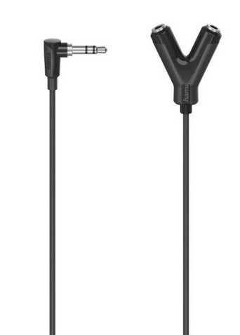 כבל באורך 3.5 מ"מ PL זכר 2 נקבה סטריאו נק – תמונה 2