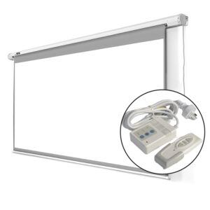 מסך גלילה חשמלי למקרן "167