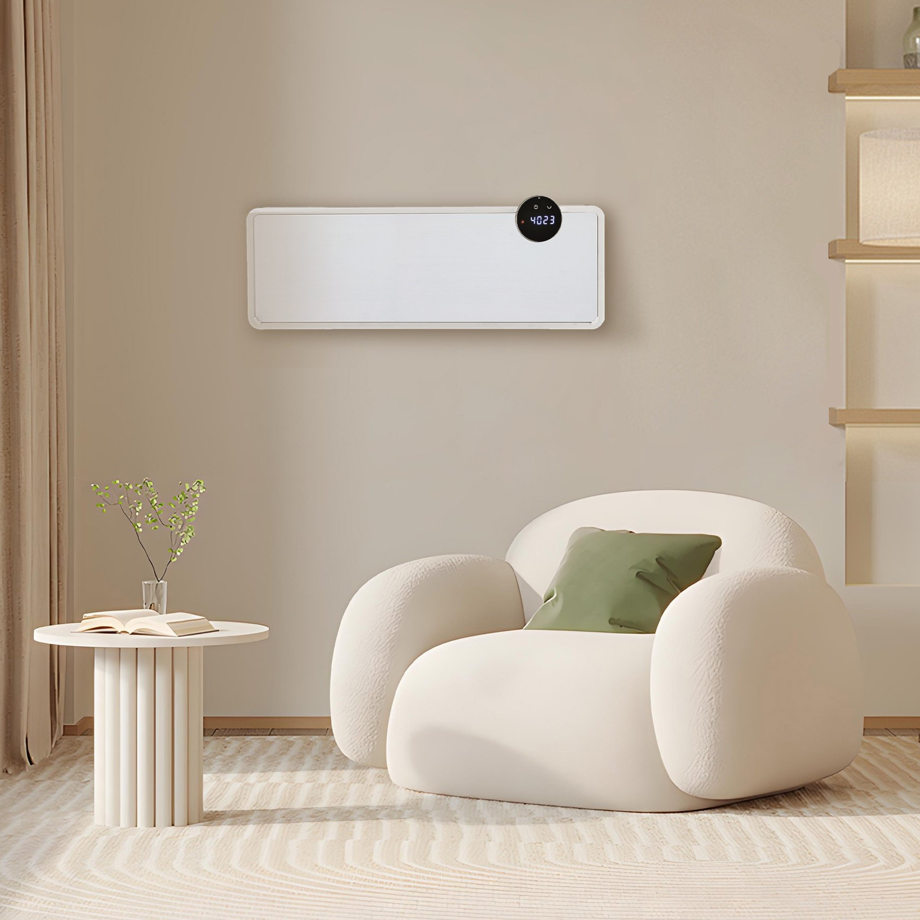 מזגנית חימום 2000W עם שלט רחוק ואפליקציה – תמונה 3