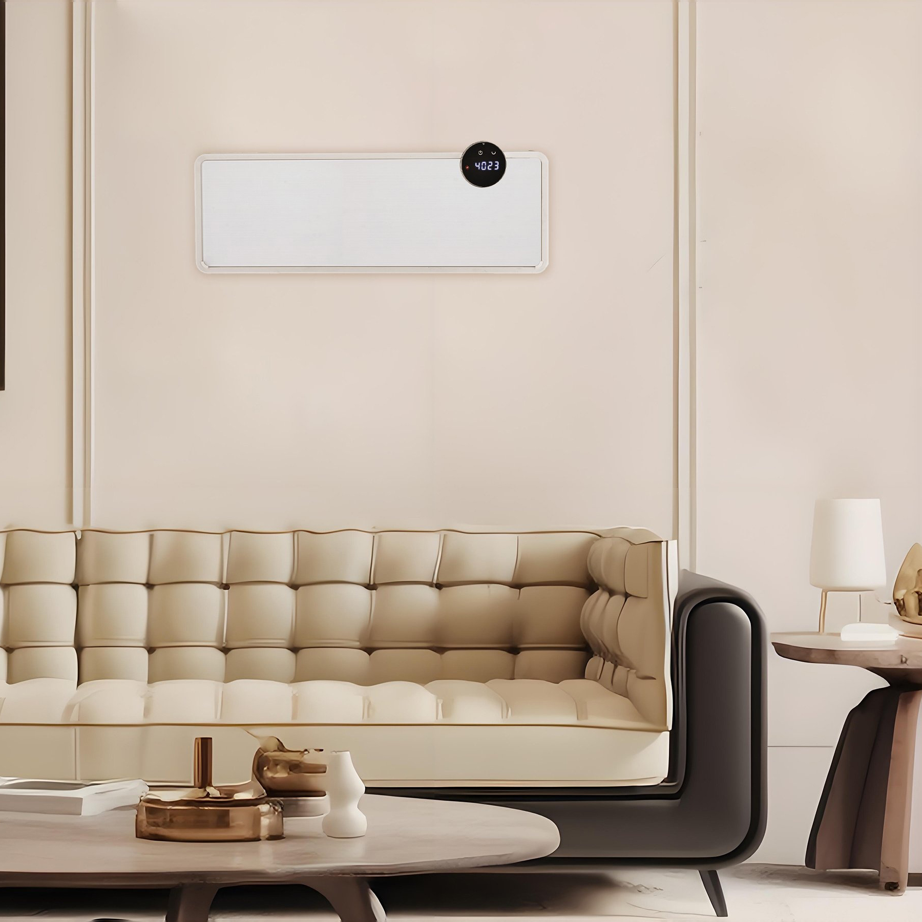 מזגנית חימום לקיר בעוצמת 2000W עם שלט רחוק ואפליקציה – תמונה 6