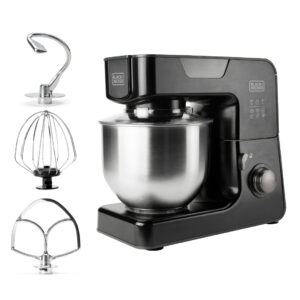 מיקסר מקצועי שחור 1000W עוצמתי 5.2 ליטר