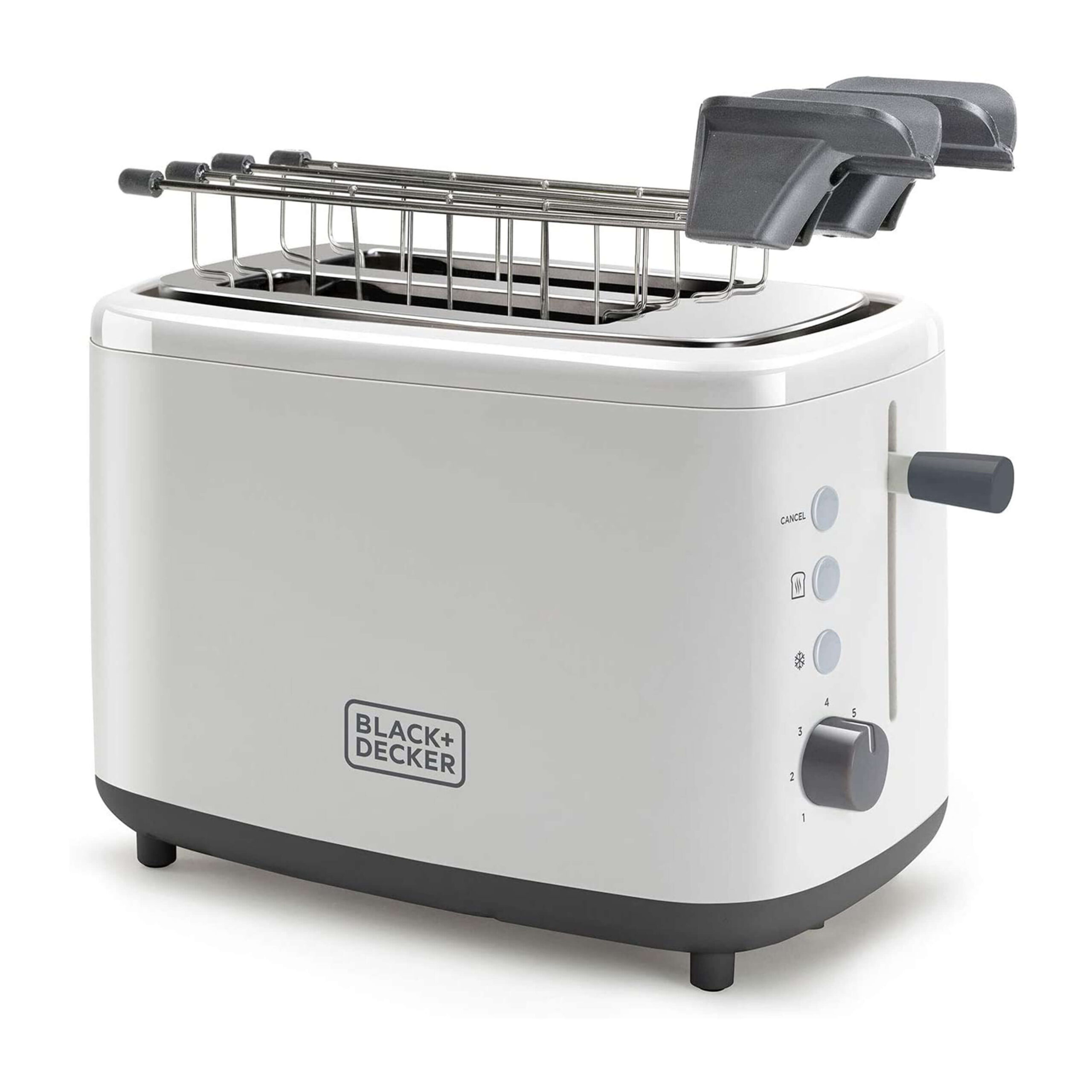 מצנם חשמלי עוצמתי לבן 820W + מתאמים