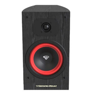 זוג רמקולים מדפיים, צבע שחור